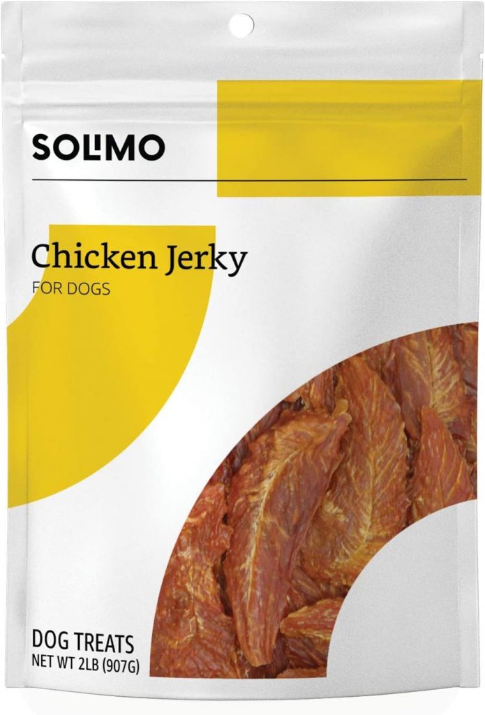 Solimo Chicken Jerky Hypoallergenic Dog Treats