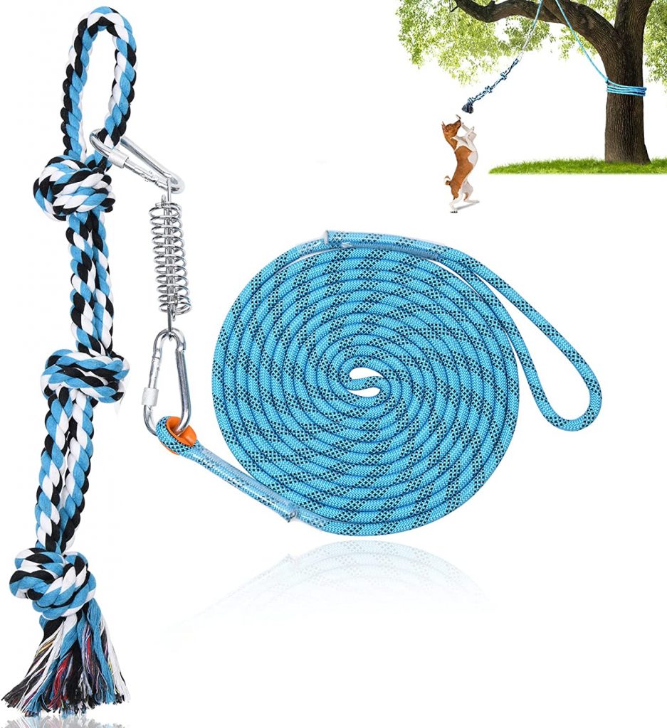 LOOBANI Spring Pole Dog Training Toy