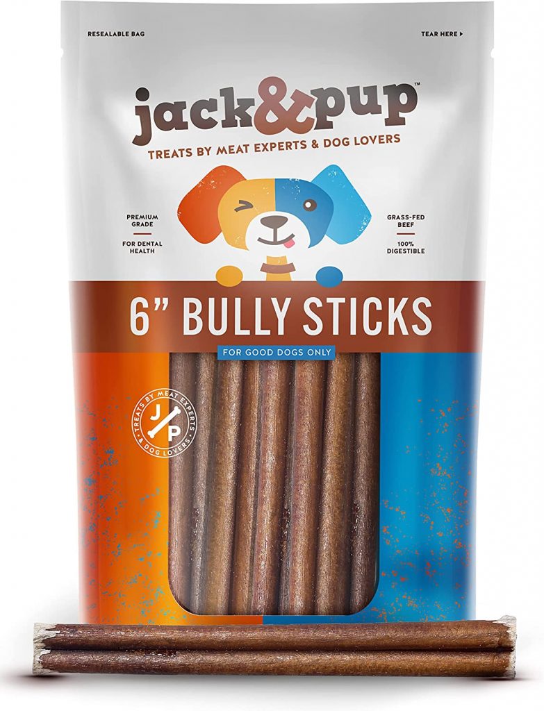 Jack & Pup All Natural Dog Bully Sticks