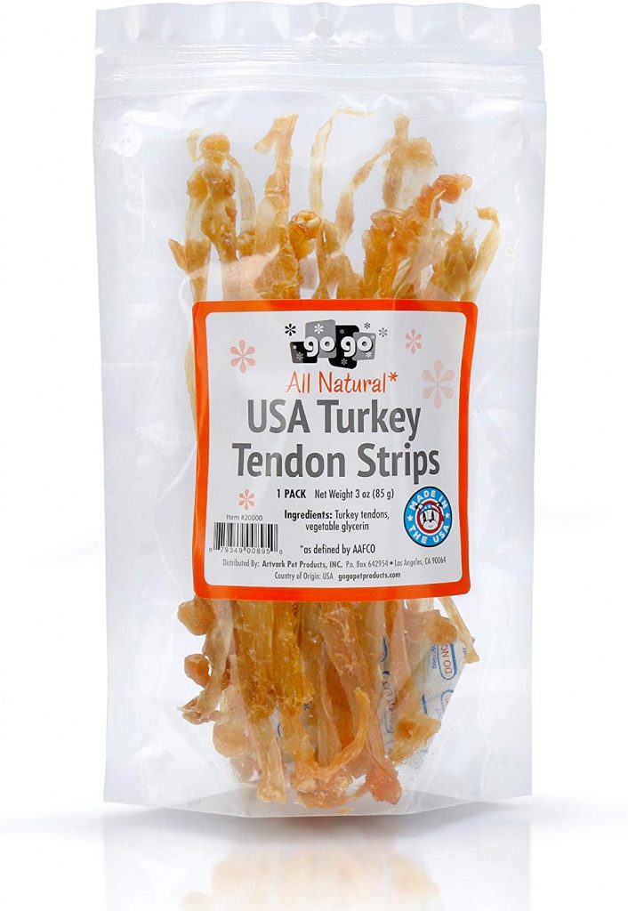 GoGo Turkey Tendon Dog Chews