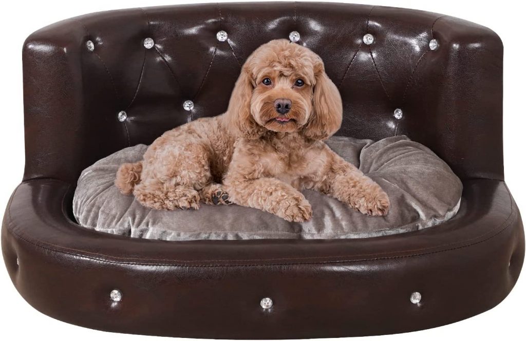 Yoonnie room Leather Dog Bed